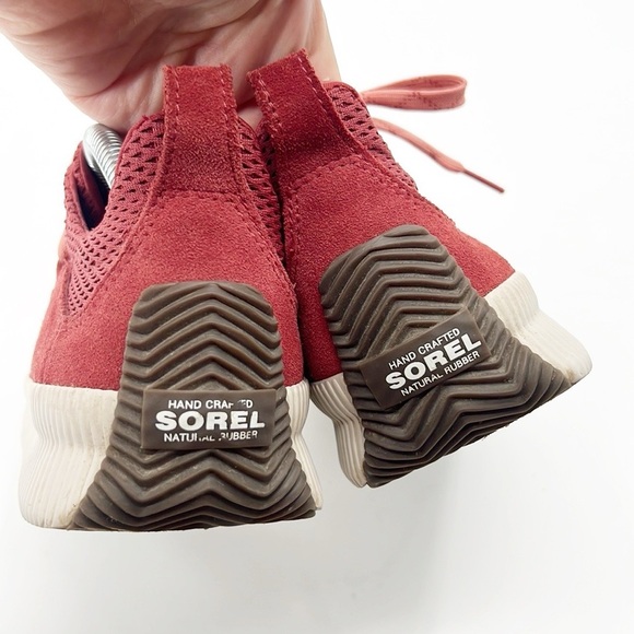 Sorel Out N About Plus Dusty Crimson Lace Up Sneakers Size 9 - Picture 8 of 11